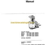 Clark NP15, NP15D, NP20, NP22 Forklift Parts Manual (NP-6)