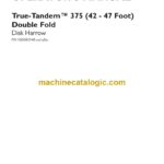 Case True-Tandem 375, 42-47 Foot Double Fold Disk Harrow Operator Manual