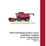 Case 5140-7140 Enhanced Drive Series Axial-Flow Combine Service Training Manual
