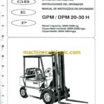 Clark GPM-DPM 20-30H Forklift Operators Manual (OI-740)