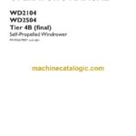 Case WD2104, WD2504 Tier 4B Final Self-Propelled Windrower Operator Manual
