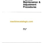 Clark ST245 Forklift Planned Maintenance and Adjustment Procedures Manual (PMA445)