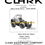 Clark MR100 Military Rough Terrain Parts Manual (G82A4)