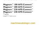 Case Magnum 180, 200, 220, 240 AFS Connect Tractor Operator Manual