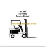 Clark EC90-120 Forklift Service Manual (SM646)