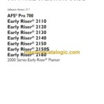 Case AFS Pro 700, Early Riser 2110, 2120, 2130, 2140, 2150, 2150S, 2160 2000 Series Early Riser Planter Software Operating Guide