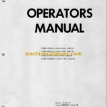 Clark C500-Y355D, C500-H355D, C500-355D, C500-HY355D Forklift Operators Manual (O-221)