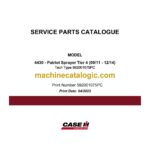 Case 4430 Patriot Sprayer Tier 4 Service Parts Catalogue
