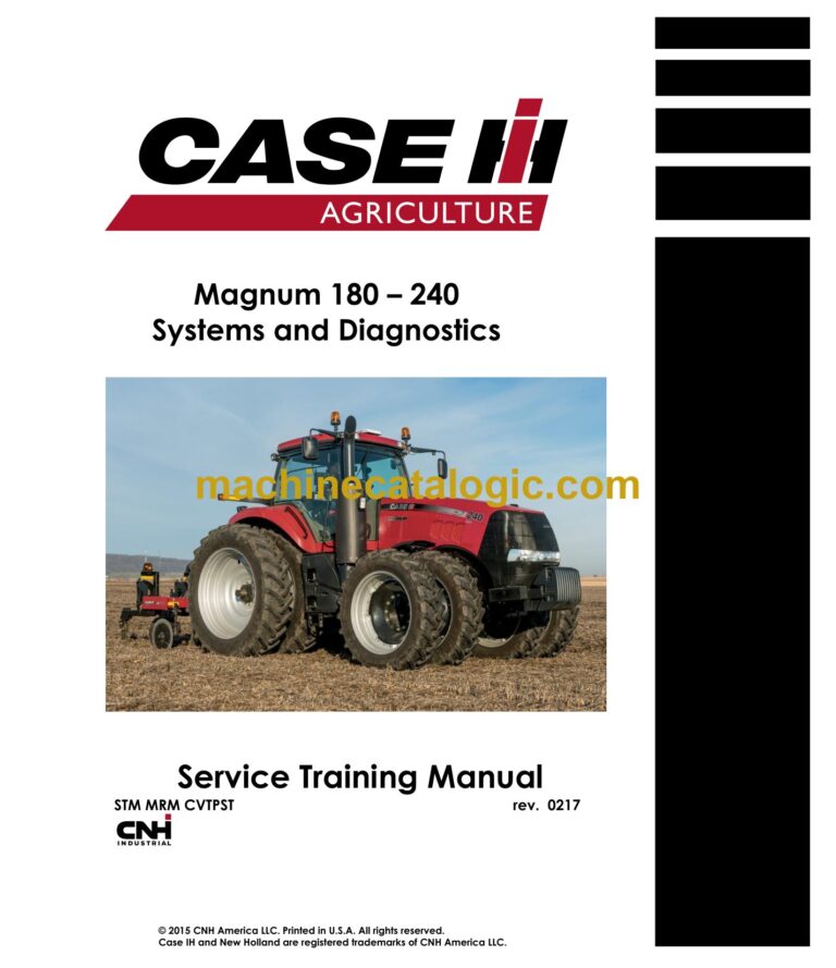 Case Magnum 180 – 240 Systems and Diagnostics Service Training Manual