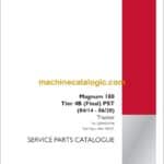 Case Magnum 180 Tier 4B Final PST Tractor Service Parts Catalogue