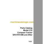 Case 210 Compact Tractor Parts Catalog
