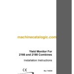 Case 2166 and 2188 Combines Yiled Monitor Installation Instructions