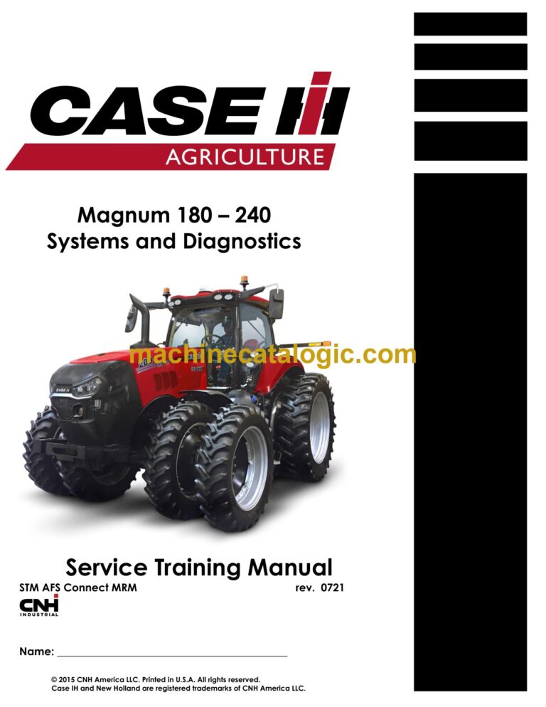 Case Magnum 180-240 Systems and Diagnostics Service Training Manual
