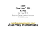 CNH 5500, Flex Hoe 700, P2060 Air Hoe Drill Assembly Instructions