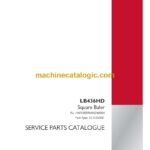 Case LB436HD Square Baler Service Parts Catalogue