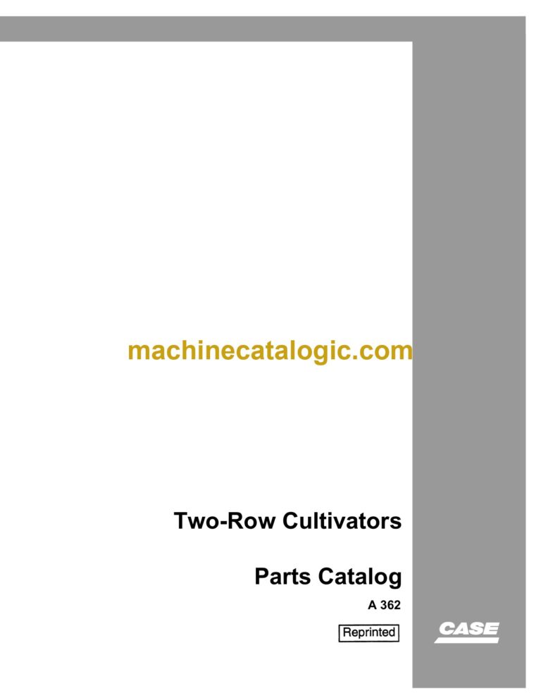 Case Two-Row Cultivators Parts Catalog