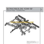 Kongskilde 9200SF Vertical Tillage Assembly and Parts Manual