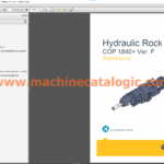 Atlas Copco Hydraulic Rock Drills Maintenance Manual