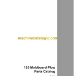 Case 125 Moldboard Plow Parts Catalog