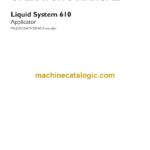 Case Liquid System 610 Applicator Operator Manual (92031485)