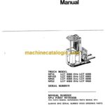 Clark NP15, NP15D, NP20, NP22 Reach Truck Parts Manual (NP-4_FIRST_REV)