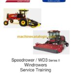 CNH Speedrower WD3 Series 2 Windrowers Service Training Manual