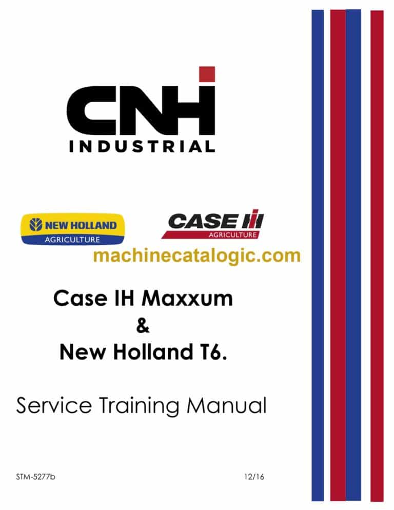 Case IH Maxxum and New Holland T6. Service Training Manual