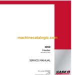 Case 3050 Header Service Manual