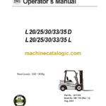 Clark L29, L25, L30, L33, L35 D,L Forklift Operators Manual (OM-1144)