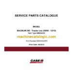 Case Magnum 245 Tractor NA Service Parts Catalogue