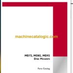 Case MD72, MD82, MD92 Disc Mower Parts Catalog