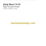 Case Early Riser 2110 Rigid Mounted Planter Operator Manual