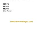 Case MD73, MD83, MD93 Disc Mower Operator Manual