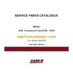 Case 3430 Precision Air Cart Service Parts Catalogue