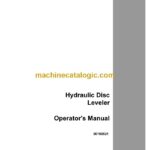 Case Hydraulic Disc Leveler Operator Manual