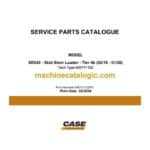 Case SR240 Tier 4B Skid Steer Loader Service Parts Catalogue