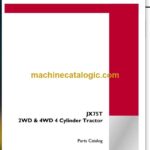 Case Patriot JX75T 2WD, 4WD 4 Cylinder Tractor Parts Catalog