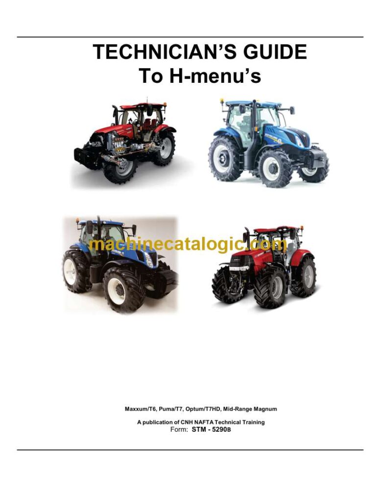 CNH Maxxum T6, Puma T7, Optum T7HD, Mid-Range Magnum Service Training Manual