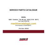 Case 8240 Tier 4B NA Combine Service Parts Catalogue