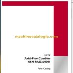 Case 2577 Axial-Flow Combine Parts Catalog