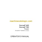 Case Farmall 65C, 75C Tractor Operator Manual