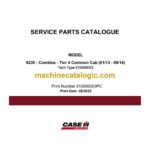 Case 9230 Combine Tier 4 Common Cab Service Parts Catalogue