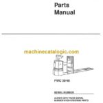 Clark PWC30, PWC40 Palletjack Parts Manual (X170)