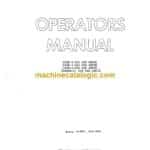 Clark C30B-1, C40B-1, C50B-1, CLR40B-1 Forklift Operators Manual (O-B81)
