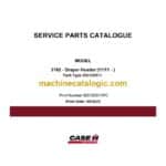 Case 3162 Draper Header Service Parts Catalogue (550100511PC)