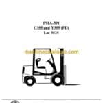 Clark C355, Y355 PD Forklift Planned Maintenance and Adjustment Procedures Manual (PMA391)