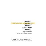 Case LB324XL, LB334XL, LB424XL, LB424XLD, LB434XL Square Baler Operator Manual