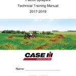 Case Patriot Sprayers 2017-2019 Service Training Manual