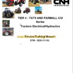 CNH Tier4, T4-T5 and Farmall C-U Series Tractors Electrical-Hydraulics Service Training Manual