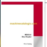 Case RDX161 Disc Header Parts Catalog